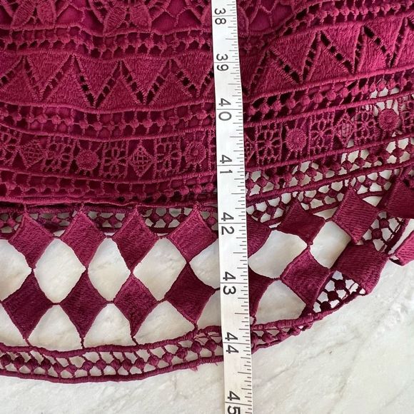 Lulus Madly in Love Plum Purple Lace Sleeveless Midi Dress size L NWT - Picture 11 of 12